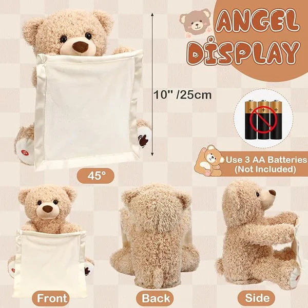 Peek-A-Boo Teddy Bear with Voice Activation & Music