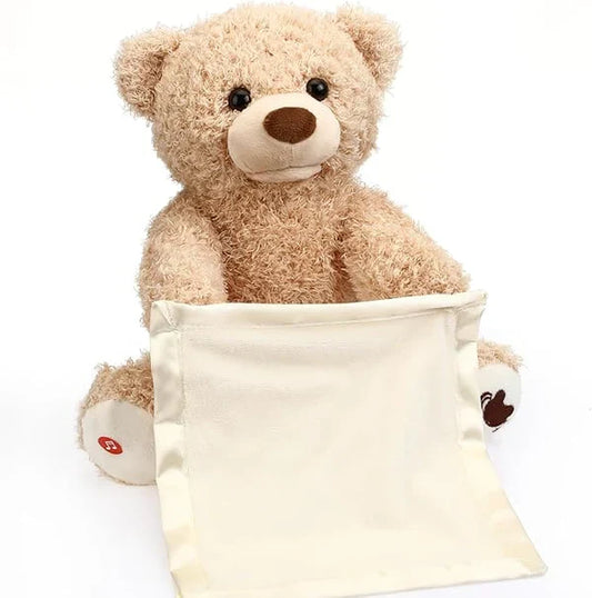 Peek-A-Boo Teddy Bear with Voice Activation & Music